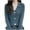 Gray, variant on HAPIMO Women'S Knit Cardigan Sweaters Fall Fashion Long Sleeve Open Front Button Trendy Casual Sweater Jacket Lapel V Neck Coats Black L