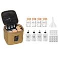 thumbnail image 1 of Bolsa De Almacenamiento Para Juego De Botellas De Condimento Juego de botellas de condimento para exteriores, bolsa de lata dividida para condimento de picnic para acampar (juego de color caqui), 1 of 9