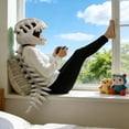 thumbnail image 7 of Silly Dino Plush Skeleton, Fossil Snug, Spinosaurus Plush Dino Outfit, Dino Skeleton Plush 3D Skeleton Design Realistic Dino Costume for Cosplay, 7 of 7