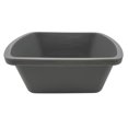 thumbnail image 2 of Comfort Axis Rectangular Plastic Wash Basin with Graduations, 7 Quart, 3 Pack, Grey, 2 of 4