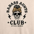 thumbnail image 3 of Instant Message - Badass Aunts Club - Women's Lightweight French Terry Long Sleeve Shirt, 3 of 6