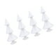 thumbnail image 3 of FELTECHELECTR 4 piezas de árbol de Navidad blanco para niños, material de manualidades, adorno navideño, accesorios decorativos., 3 of 6