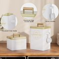 thumbnail image 3 of WSBArt Metal Laundry Pods Container With Scoop, Powder Laundry Detergent Container For Laundry Room Organization Containers,With Acrylic Swab Case and Lotion Bottle, 3 of 7