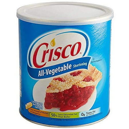 , All Vegetable Shortening, Original, 48oz Container (Pack of 2)