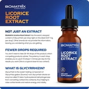 BioMatrix Licorice Root Extract | Raise Cortisol, Energy - Glycyrrhizin (1200 Drops, 2 fl oz)