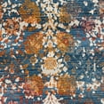 thumbnail image 6 of SAFAVIEH Vintage Persian Bristol Traditional Polyester Area Rug, Turquoise/Multi, 5' Round, 6 of 7