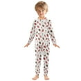 thumbnail image 7 of Boys Pajamas Girls Pajama Cute Strawberries Cute Comfortable Cotton Two-piece Pajama Set, 7 of 7