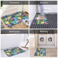 thumbnail image 6 of Front Door Mat Indoor Outdoor Outside Entrance - 16*24in Washable Color Robot Thin Bathroom Rugs Fit Under Door, Bath Rugs for Bathroom, Kitchen Rugs Mats for Floor, 6 of 6