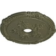 thumbnail image 3 of Ekena Millwork 26"OD x 3 3/4"ID x 1 1/2"P Attica with Rose Ceiling Medallion (Fits Canopies up to 4 1/2"), Hand-Painted Painted Turtle, 3 of 5