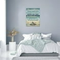 thumbnail image 6 of Sea Turtle Beach Rules Decor Wall Art Beach Ocean Starfish Seagull Shell Coastal Blue Pictures Wall Decor Canvas Painting Prints Artwork Home Decorations Framed for Bedroom Bathroom Office 12"x16", 6 of 6