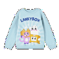thumbnail image 6 of LankyBox Favorite Characters Crewneck Sweatshirt and Lounge Shorts 2-Piece Combo Set 2T, 6 of 7