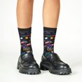 thumbnail image 4 of Honeii Basketball Print Children's Colorful Socks,Unisex Kids and Toddlers' Cushioned Sock,Kids Athletic Crew Socks,for Everyday Wear and Sports, 4 of 5