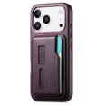 thumbnail image 1 of Case For IPhone 17 Pro Max/17 Pro/17 Air/17, PU Leather Shell With Detachable Card Insertion Wristlet Cover, 1 of 6