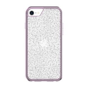 onn. Fashion Phone Case for iPhone 6, iPhone 6s, iPhone 7, iPhone 8, iPhone SE (2020) - Metallic Purple with Glitter