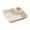 Beige, variant on Food Serving Tray, Plastic Snack Platter, Large Capacity Dessert Noodle Fries Plate, Durable and Easy to Clean Household Kitchenware
