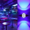 thumbnail image 3 of Matsuzay Lámpara de pared LED moderna de 6 W, aplique de pared hacia arriba y hacia abajo, CA exterior 85-265 V, resistente al agua para KTV Bar, sala de Iluminación y accesorios No.2 Matsuzay HA024420-02, 3 of 6