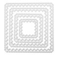thumbnail image 1 of Troqueles De Corte Cuadros Decorativos 4 plantillas de troqueles de corte de metal para fotos de álbum de recortes de bricolaje (amor cuadrado) Likrtyny Libre de BPA, 1 of 8