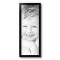 thumbnail image 2 of ArtToFrames 7x19 inch Satin Black Short Picture Frame, Black Wood Poster Frame (1416), 2 of 8