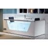thumbnail image 2 of EAGO AM196ETL 6 ft Clear Rectangular Acrylic Whirlpool Bathtub for Two, 2 of 15