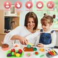 thumbnail image 4 of Huge Wave 108Pcs Kids Pretend Play Kitchen Accessories Set, Toddlers Kitchen Pretend Play Toys, with Pots and Pans, Cookware Toys, Food Cooking Playset for Girls and Boys Age 3-8, 4 of 7
