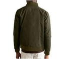 thumbnail image 7 of JXMVOJ Mens Washed Cotton Military Jacket Long Sleeve Hoodless Casual Outwear, 7 of 7