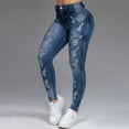 thumbnail image 3 of Aayomet Ripped Jeans Women's High Rise Bold Boot Jean,Dark Blue M, 3 of 4