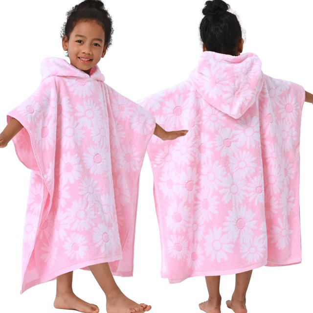 Toalla de baño con capucha Poncho VOOVA & MOVAS para niños de 4 a 8 años