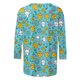 thumbnail image 5 of Mujeres 3/4 Manga Tops Y Blusas Impresas Cuello Redondo Suéter Casual Camiseta Suave, 5 of 5