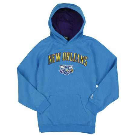 Adidas NBA Basketball Youth Boys New Orleans Hornets Pullover Hoodie,