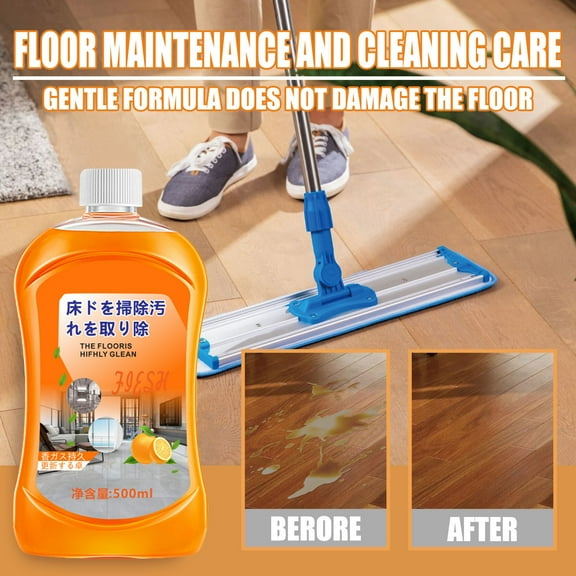 YgkuHd Cleaning Supplies Clearance Floor Cleaning Household Cleaner Household Tile Scrubbing Floor Mopping Detergent Strong Lemon Decontamination 500ml,Cleaning Products Cleaner