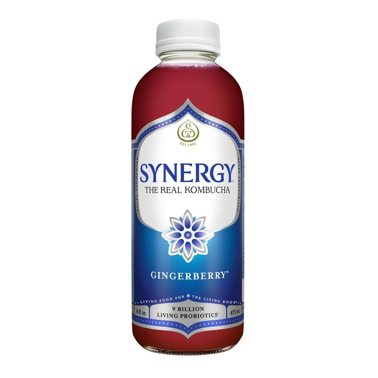 GT's Organic Raw Kombucha Variety Pack, Gingerberry Flavor