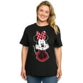 thumbnail image 2 of Minnie Mouse T-Shirt Black Disney Women's Plus Size Graphic Tee (Size 2X), 2 of 5