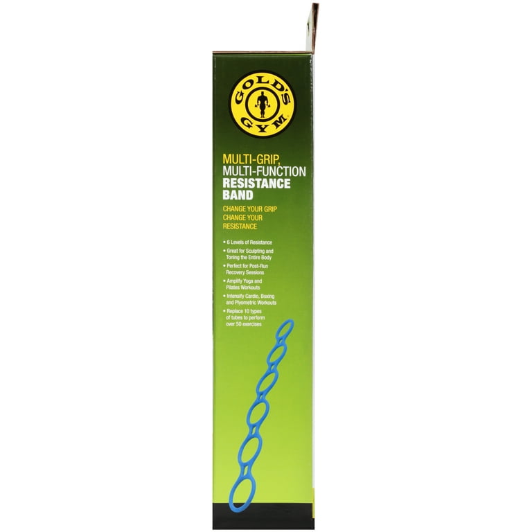 Gold s Gym Multi Functional Resistance Band with Exercise Chart