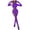 Purple, variant on Levmjia Womens Long Sleeve Fishnet Bodystocking One Piece Lingerie Set Full Body Hollow Out Mesh Jumpsuit Stretchy Soft Date Nights Solid Color Elastic Nightwear