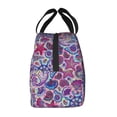 thumbnail image 2 of Lsque Cute Nautical Pattern Lunch Bag Women/Men Insulated Lunch Box,Small Leakproof Cooler Food Lunch Containers Reusable High Capacity Lunch Tote Bags, 2 of 6