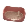 thumbnail image 1 of Inodoro para perros jinwen Soporte para almohadilla de entrenamiento Rojo grande, 1 of 8