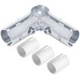 thumbnail image 1 of Suitable for OD Adapter Gasket Silver PE 100mm Stainless Steel Pipe, 1 of 5