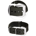 thumbnail image 6 of 22mm Retro Green Crazy Horse Leather Strap Silver Buckle Leather Watch Band With Double Sides Leather Watch Strap, 6 of 6
