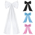 thumbnail image 4 of Sylvtty Large Satin Bow Decoration Birthday Party Room Backdrop Decor Giant Wall Bow for Baby Shower Bridal Shower Graduation Wedding Bachelorette Party Supplies, 4 of 7