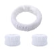 thumbnail image 5 of Conjunto de diadema y muñequeras de lavado de cara Yuyangstore blanco, 5 of 8