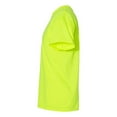 thumbnail image 5 of High Visibility Safety T-Shirts | GILDAN Heavy Cotton Hi Vis T-Shirt Made with 5.3 Oz./yd² (Us), 50/50 Cotton/polyester, 20 Singles - Safety Green | S Size - 12 Pack, 5 of 5