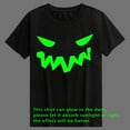 thumbnail image 2 of FEDPOP Boys Glow in the Dark Halloween T Shirts Kids Cotton Graphic Tees Pumpkin Top Clothing Size 5T, 2 of 5