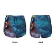 thumbnail image 3 of Rateoe Abstract Colorful Art Supplies Printed 2 in 1 Women's Workout Shorts for Athletic Gym Running Shorts with Phone Pockets-Medium, 3 of 7