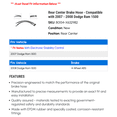 thumbnail image 2 of Rear Center Brake Hose - Compatible with 2007 - 2008 Dodge Ram 1500 - Dorman, 2 of 2