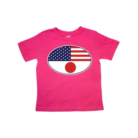 

Inktastic Japanese American Flag Gift Toddler Boy or Toddler Girl T-Shirt