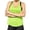 Green, variant on Women's Solid Color Yoga Vest Sports Quick Drying Vest 3x Long Tops for Women Business Tops Women Baseball for Women