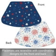 thumbnail image 5 of CounterArt "Star Spangled" 4-Pack Reversible Wedge Placemats, 5 of 7