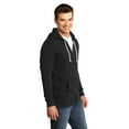thumbnail image 4 of District Young Mens Core Fleece Full Zip Hoodie DT190-4XL (Black), 4 of 5