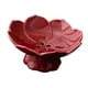 thumbnail image 5 of Cuenco de cerámica para frutas, escurridor de verduras, colador de verduras, expositor de postres y dulces. Rojo, 5 of 9
