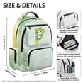 thumbnail image 7 of Yspwyqan Backpack for Little Boys, Green Axolotl 17" Cute Daypack, 600D Polyester Kids Backpack with Front Pocket for Preschool Kindergarten Travel Hiking, 7 of 7
